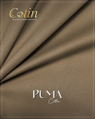 Puma Sandcastle Beige Premium Cotton Unstitched Fabric for Versatile Styling by Admani Pakistan