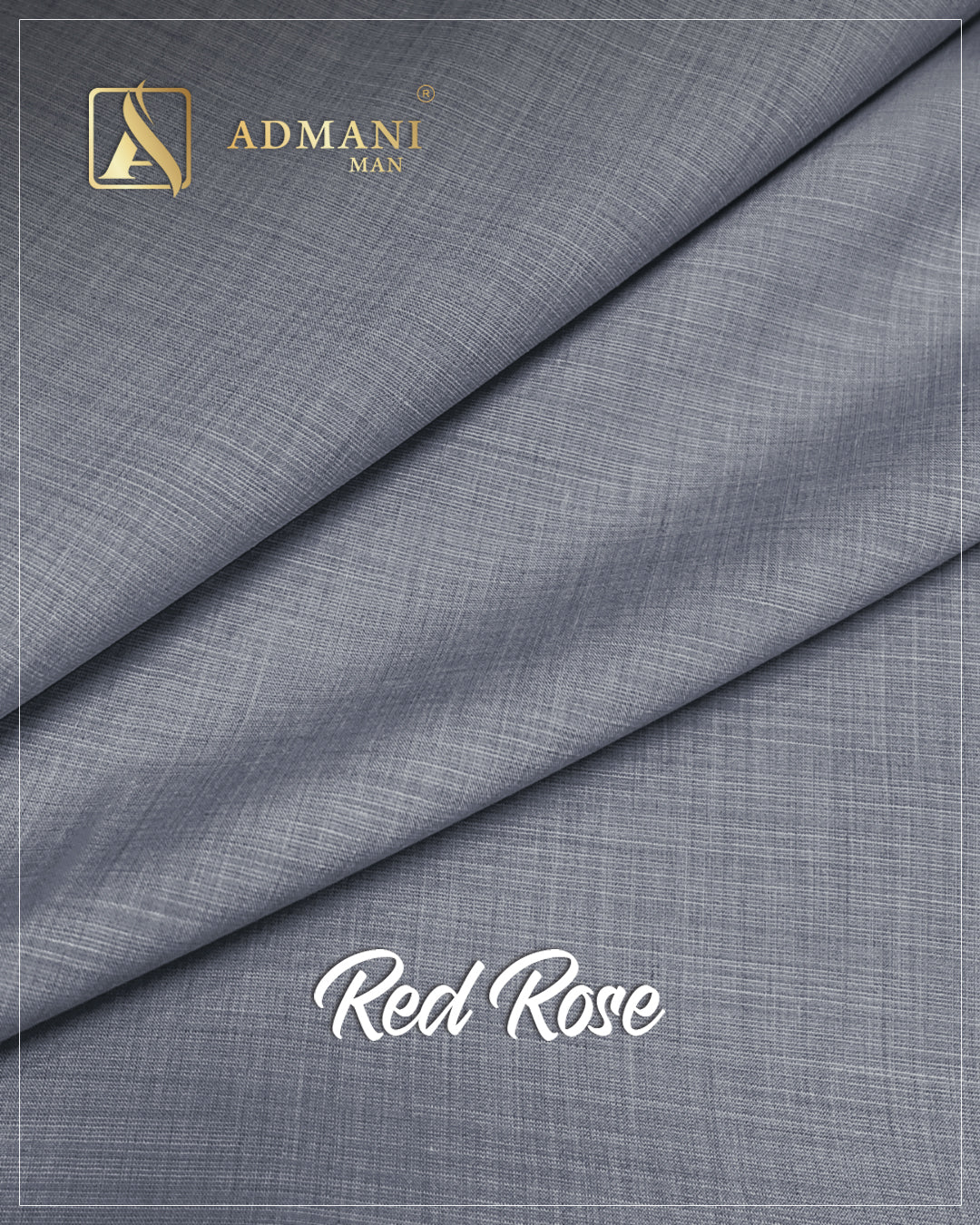 Red Rose Blue Sapphire Unstitched Fabric for Men by Admani Menswear Pakistan