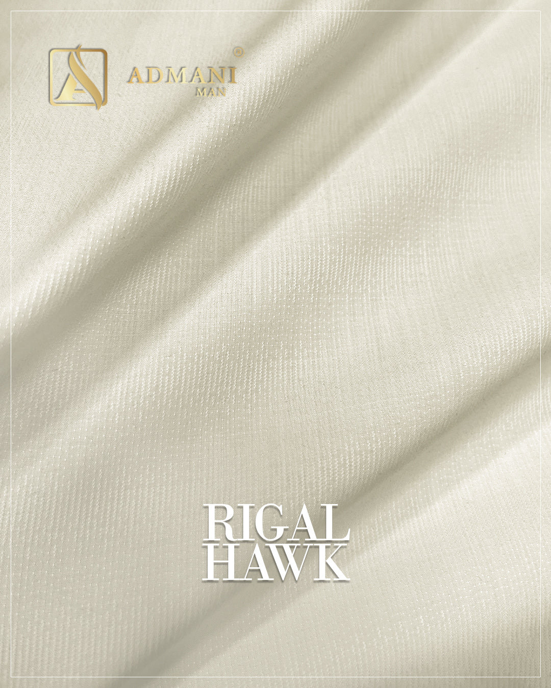 Regal Hawk cream dobby textured fabric menswear