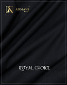Royal Choice Black Unstitched Shalwar Kameez Fabric for Men by Admani Menswear Pakistan