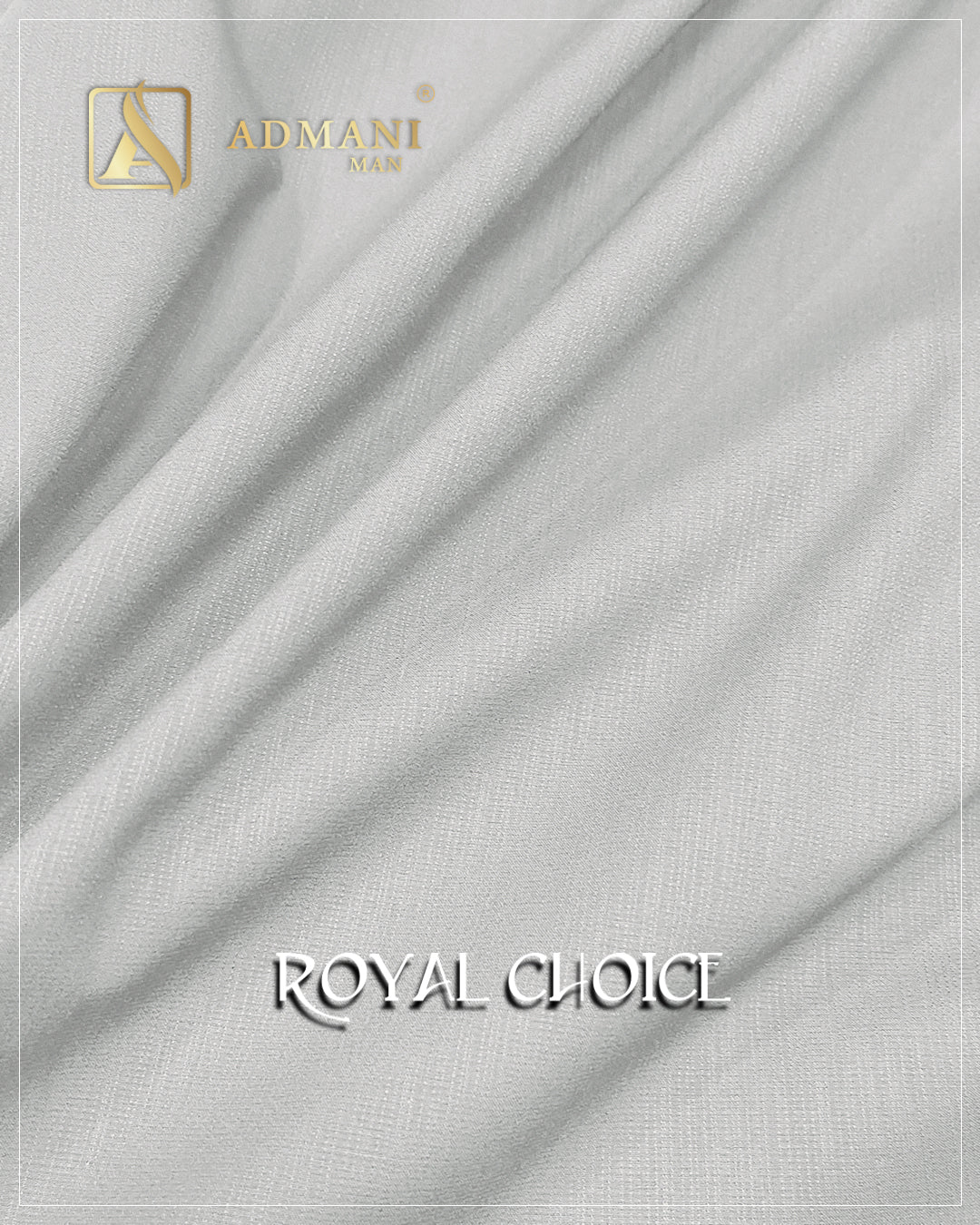 Royal Choice White Unstitched Fabric Menswear Shalwar Kameez by Admani Menswear Pakistan