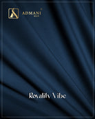 Royalty Vibe Blue Sapphire Unstitched Micro Design Fabric for Men by Admani Menswear Pakistan