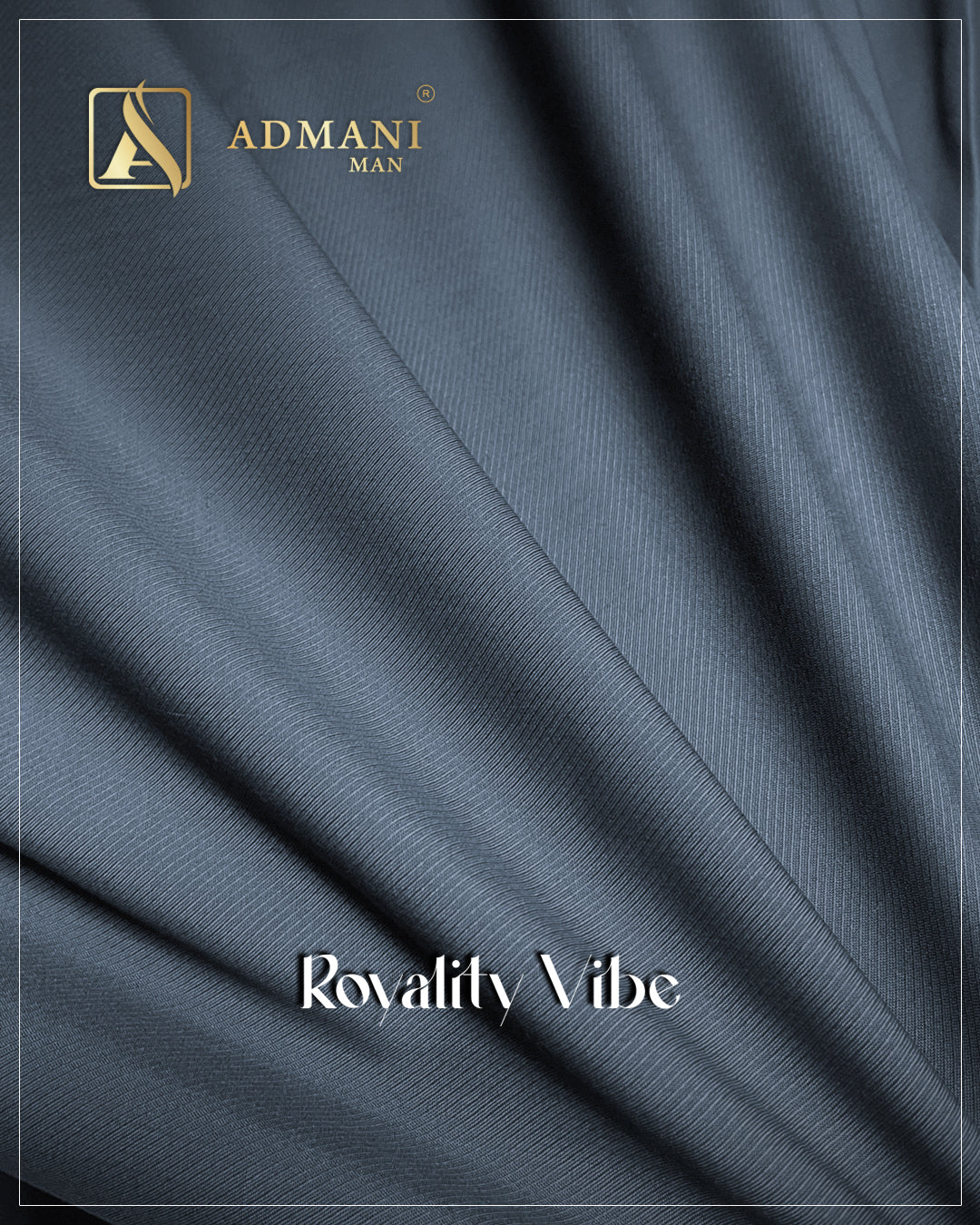 Royalty Vibe Cloud Unstitched Micro Design Fabric for Men by Admani Menswear Pakistan