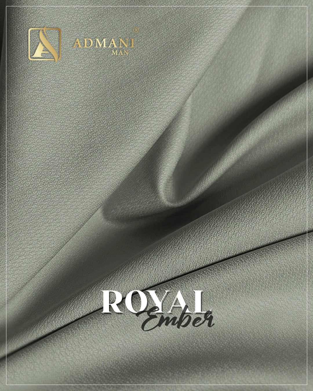 Sage Royal Ember Wash n Wear fabric for men