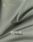 Sage Royal Ember Wash n Wear fabric for men