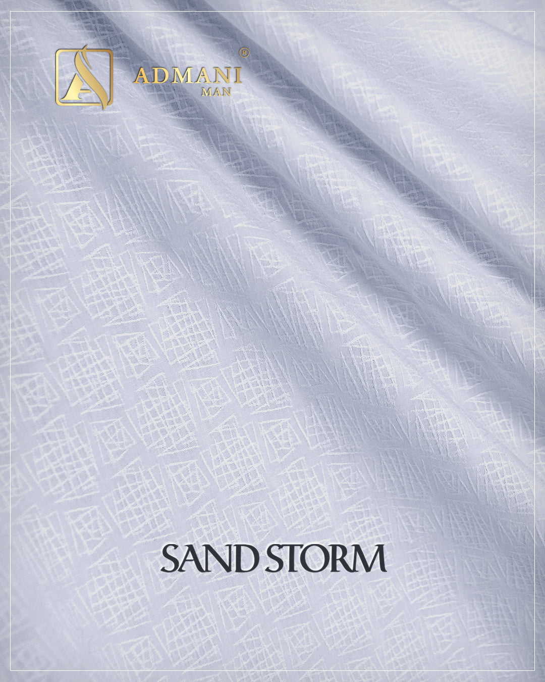 Close up of sand storm jacquard texture for shalwar kameez design gents