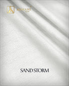 Off white sand storm fabric with dobby weave for men clothing Pakistan