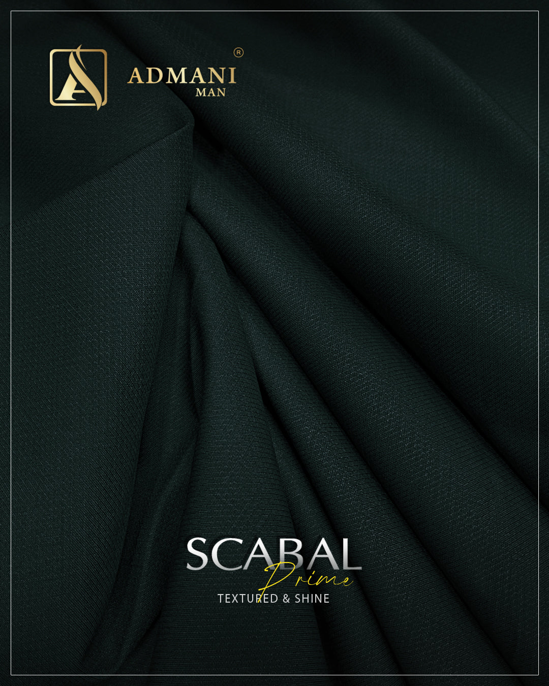 Scabal Prime Peacock Unstitched Shalwar Kameez Design Gents Fabric by Admani Menswear Pakistan