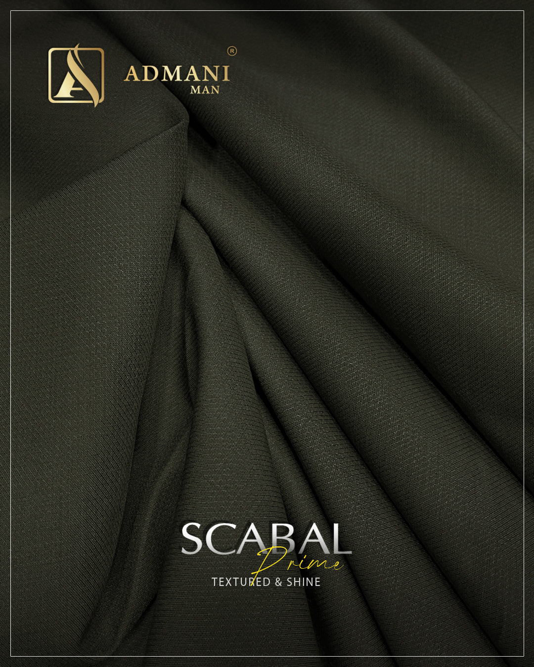 Scabal Prime Reseda Green Unstitched Mens Fabric by Admani Menswear