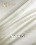 Sea Wind Off White Premium Dobby Linen Textured Fabric for Menswear Shalwar Kameez by Admani Pakistan - breathable summer weave for formal styling