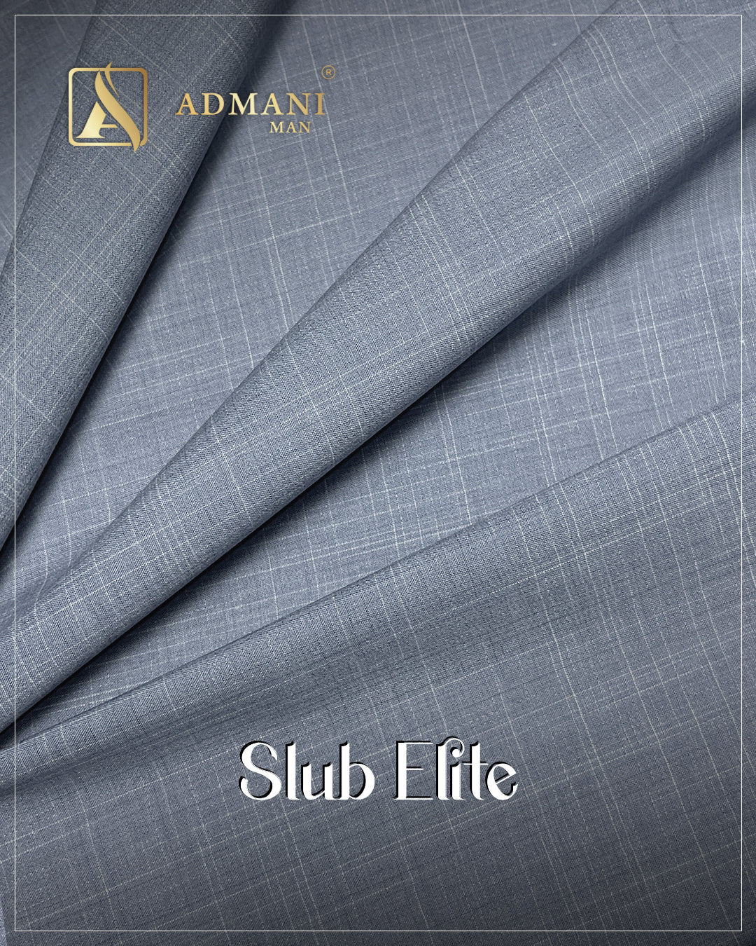 Slub Elite Cloud Unstitched Fabric for Men by Admani Menswear Pakistan