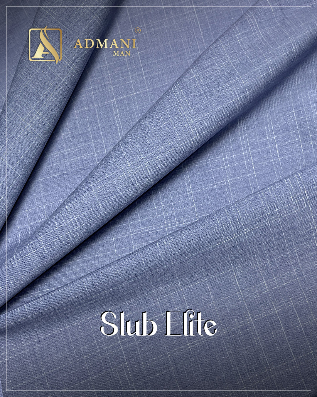 Slub Elite Marengo Unstitched Fabric for Men by Admani Menswear Pakistan