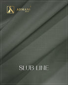 SAGE slub line premium unstitched fabric for mens shalwar kameez Pakistan by Admani Menswear