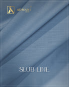 Blue slub sapphire line premium unstitched summer fabric for mens shalwar kameez