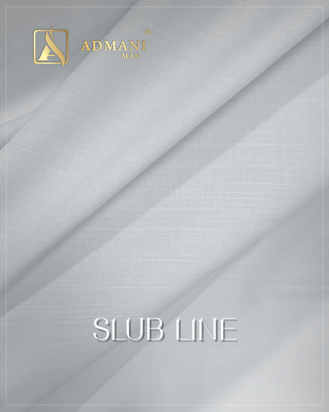 White slub line unstitched fabric for classic mens shalwar kameez styling

