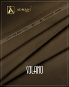 Solano Roasted Coffee Unstitched Fabric Menswear Shalwar Kameez by Admani Menswear Pakistan