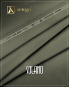 Solano Sage Color Unstitched Fabric Mens Shalwar Kameez by Admani Menswear Pakistan