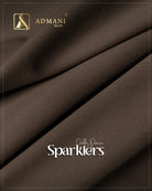 Sparklers Wood Brown premium fabric with subtle sheen for formal menswear shalwar kameez