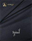 Spinel Aegean Blue Premium Solid Unstitched Fabric for Formal Shalwar Kameez by Admani Pakistan