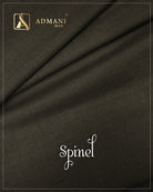Spinel Hazel Wood Premium Solid Unstitched Fabric for Menswear Shalwar Kameez by Admani Man Pakistan - earthy brown tone for premium menswear