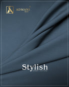 Stylish Azure blue wash & wear fabric for men

