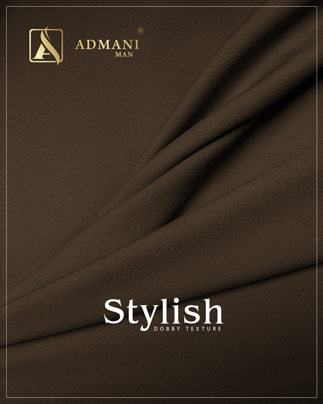 Stylish Roasted Coffee premium wash & wear fabric for shalwar kameez

