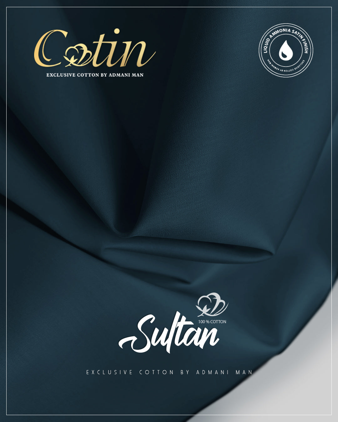 Sultan Artichoke Green Premium Egyptian Cotton Liquid Ammonia Fabric for Formal Shalwar Kameez by Admani Pakistan