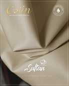 Sultan Sand Dollar Beige Premium Egyptian Cotton Liquid Ammonia Fabric for Premium Menswear by Admani Pakistan