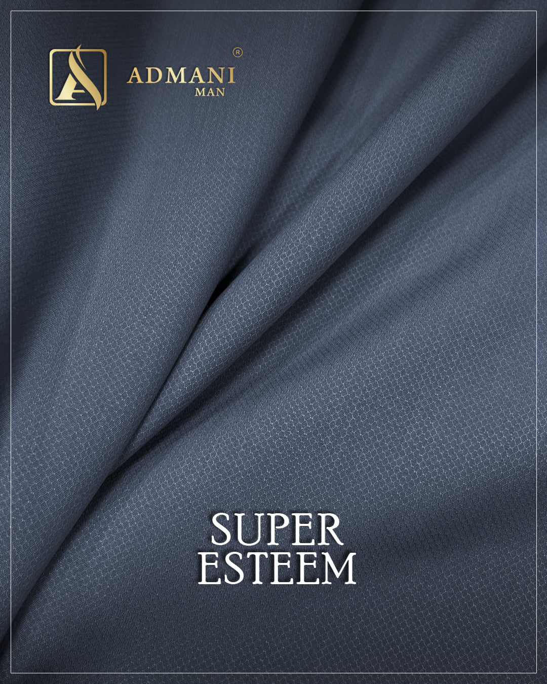 Super Esteem silver grey textured fabric unstitched
