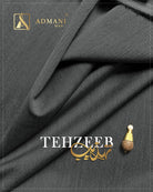 Tehzeeb Black medium winter fabric for men's shalwar kameez