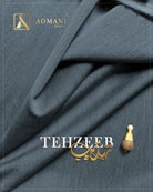 Tehzeeb Blue Sapphire medium winter fabric for men's shalwar kameez