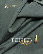 Tehzeeb Peacock Green medium winter fabric for men's shalwar kameez
