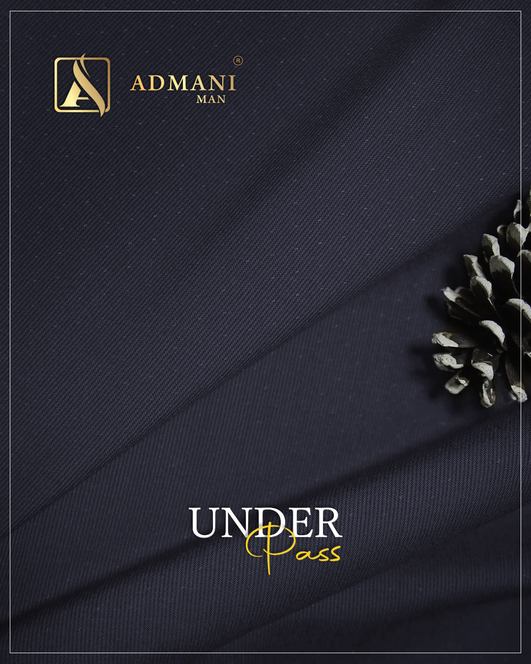 Under Pass Denim Color Unstitched Fabric Mens Shalwar Kameez by Admani Menswear Pakistan