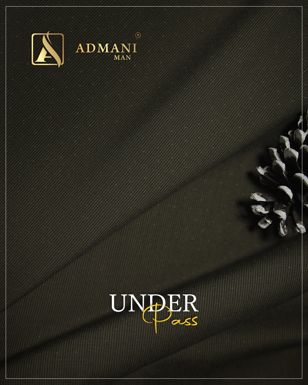 Under Pass Reseda Green Premium Unstitched Fabric Mens Clothing Pakistan by Admani Menswear