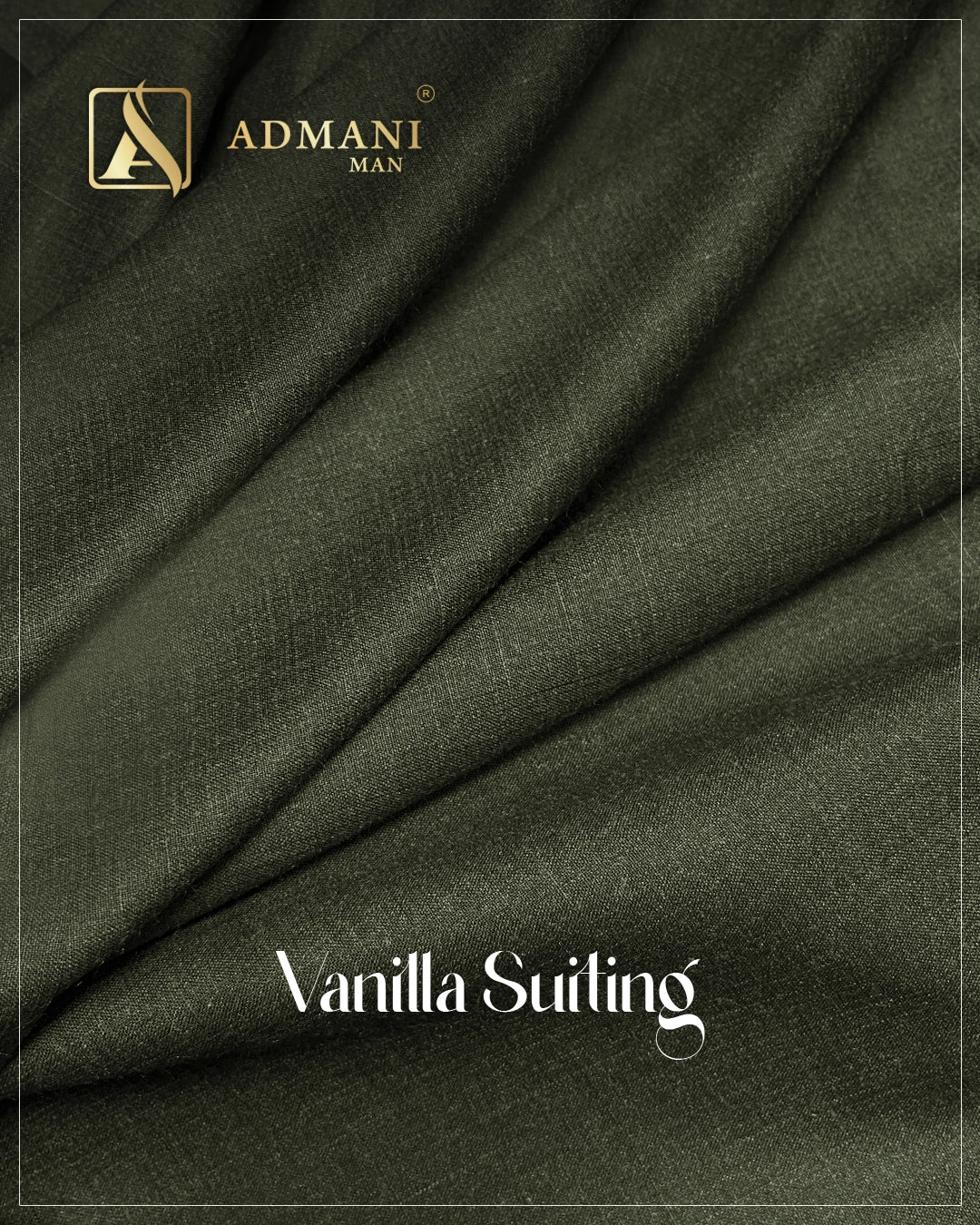 Vanilla Suiting Seaweed pure winter fabric for Pakistani mens shalwar kameez
