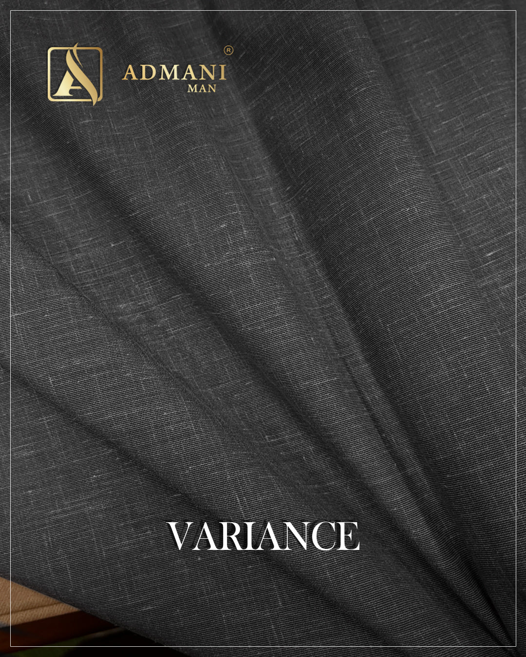Variance Malaysia Grey Premium Dobby Fabric Unstitched Menswear Shalwar Kameez by Admani Menswear Pakistan