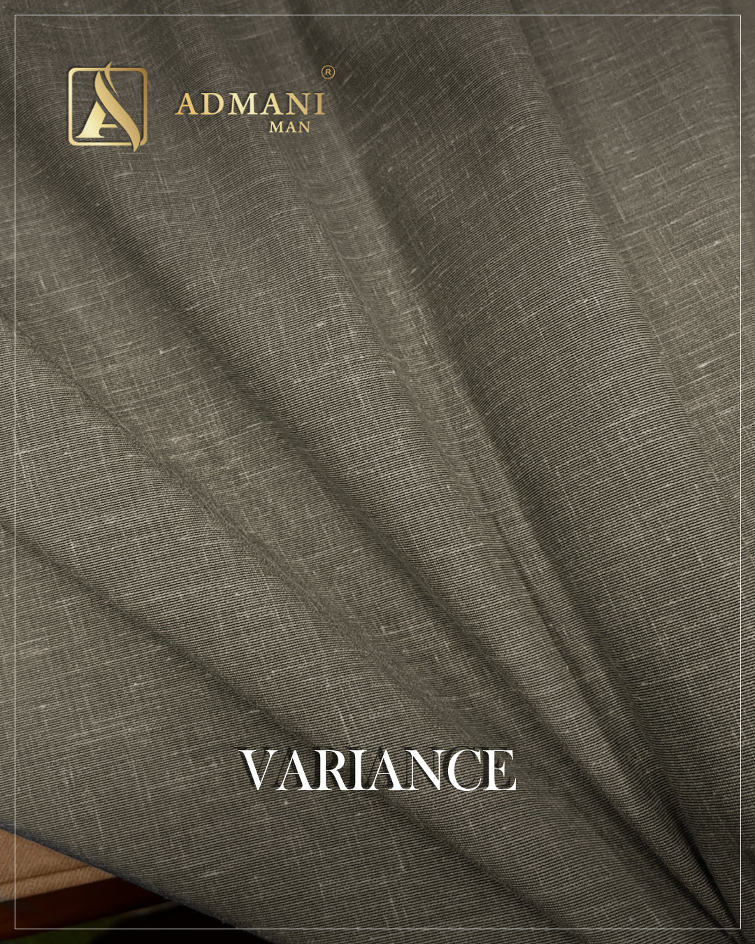 Variance Roasted Coffee Brown Dobby Fabric for Shalwar Kameez Design Gents by Admani Menswear Pakistan