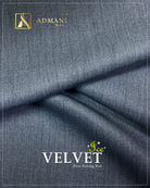 Velvet Ice Blue Sapphire Premium Dobby Medium-Winter Unstitched Fabric Menswear Shalwar Kameez by Admani Menswear Pakistan
