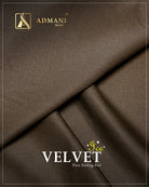 Velvet Ice Cedar Brown Premium Dobby Medium-Winter Unstitched Fabric Menswear Shalwar Kameez by Admani Menswear Pakistan