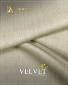 Velvet Ice Sand Castle Beige Premium Dobby Medium-Winter Unstitched Fabric Menswear Shalwar Kameez by Admani Menswear Pakistan