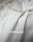 Vintage White super micro modal wash n wear fabric for menswear shalwar kameez