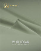White Crown Sage green super fine fall fabric for menswear shalwar kameez