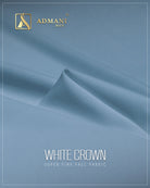 White Crown Sky Blue super fine fall fabric for formal menswear shalwar kameez