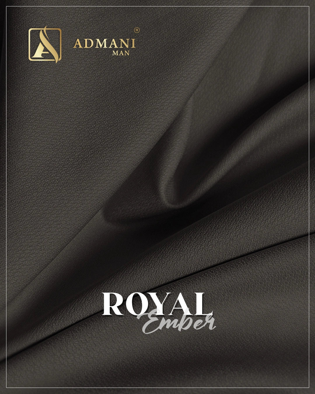 Wood Brown Royal Ember Wash n Wear fabric for men