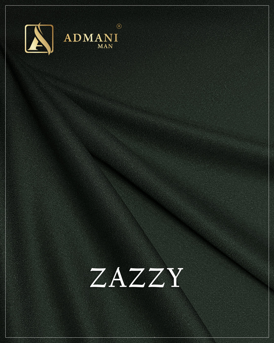 Zazzy Seaweed Unstitched Micro Design Fabric for Men by Admani Menswear Pakistan
